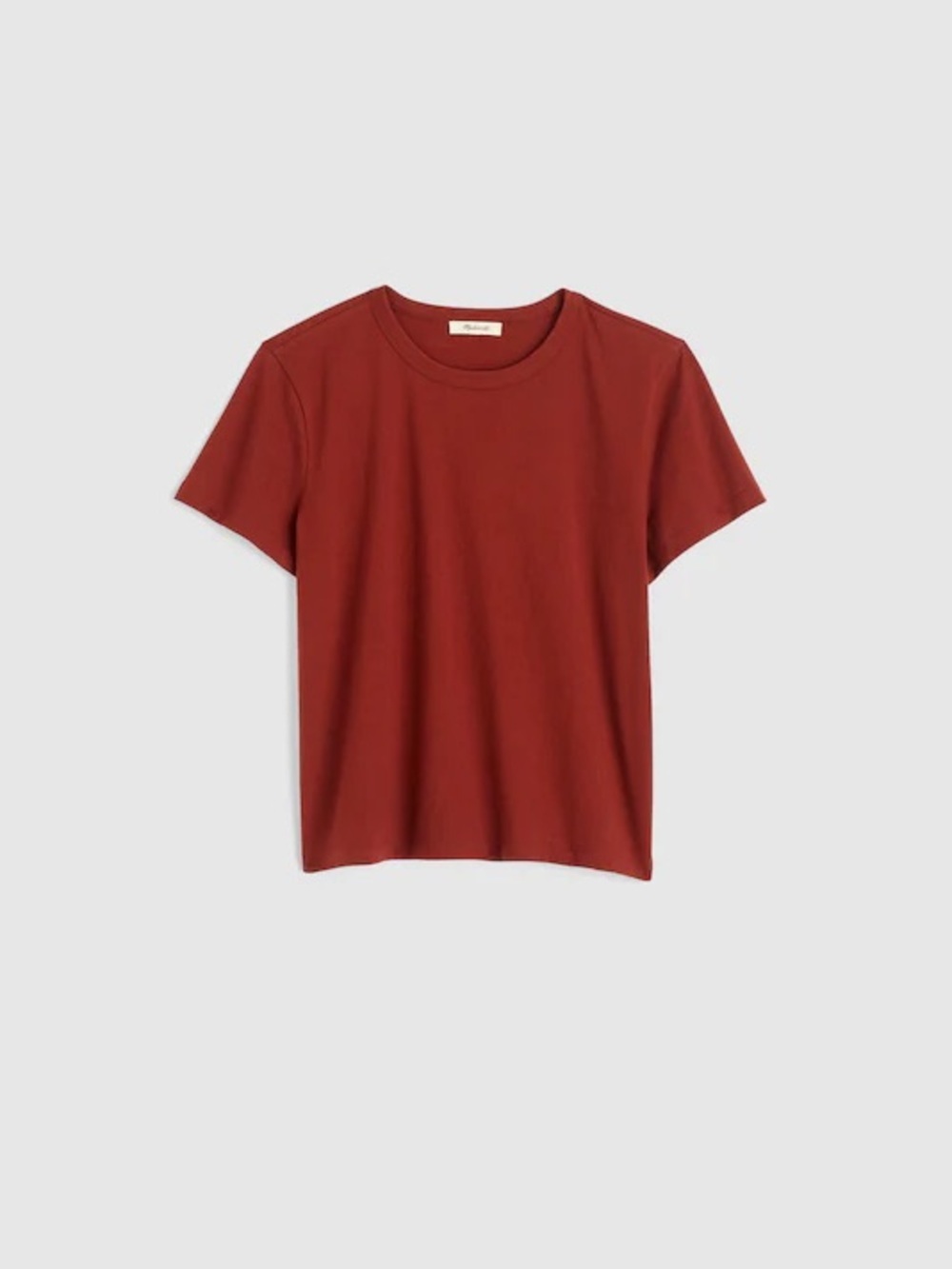 Madewell The Perfect Crewneck Tee in Allday Jersey XXS